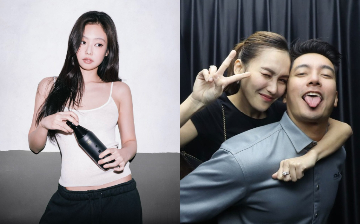 Ayu Ting Ting dan Boy William borong tumbler mewah x Jennie Blackpink
